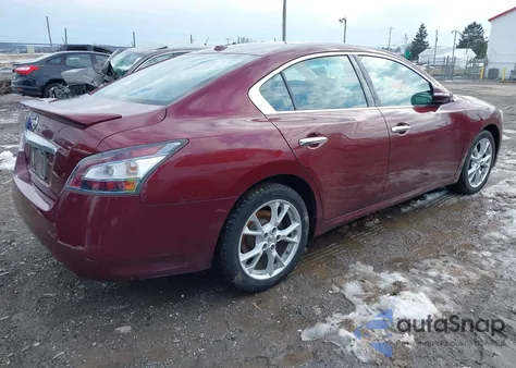 2012 Nissan Maxima 3.5 Sv z USA, uszkodzony, nr VIN 1N4AA5AP8CC807904